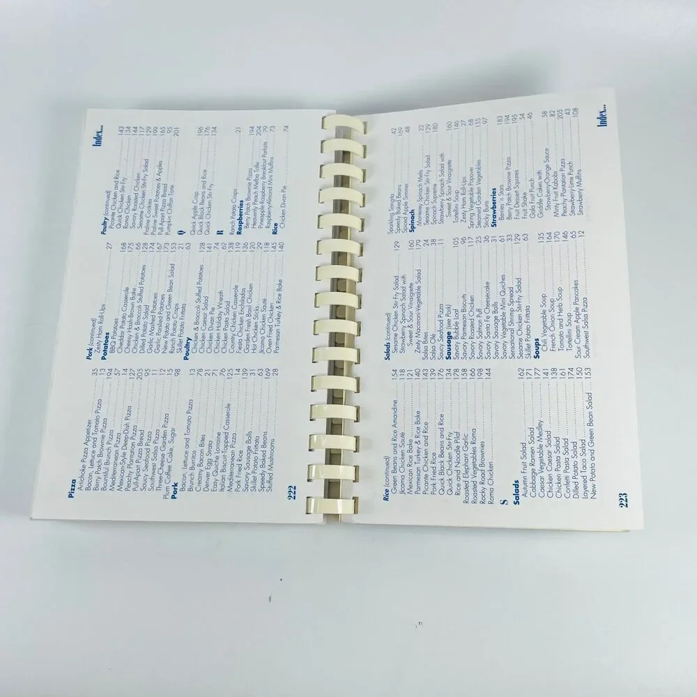Vintage Pampered Chef Recipes From The Heart 90s 1997 Cookbook Spiral Bound